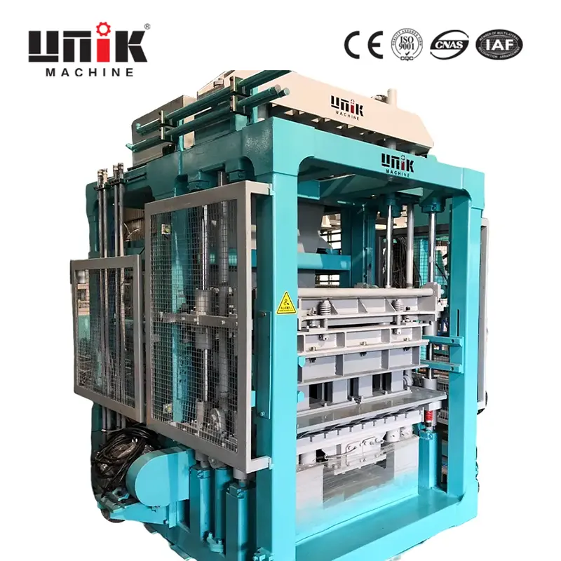 Tamamilə avtomatik blok maşınının tətbiqləri və materialları