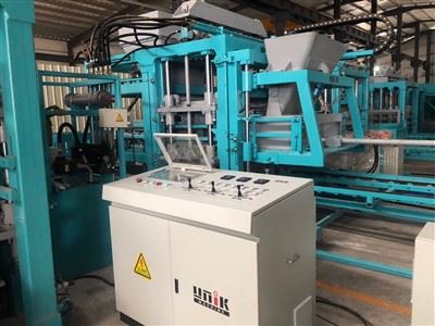 Beton içi boş blok Maşın Hindistan