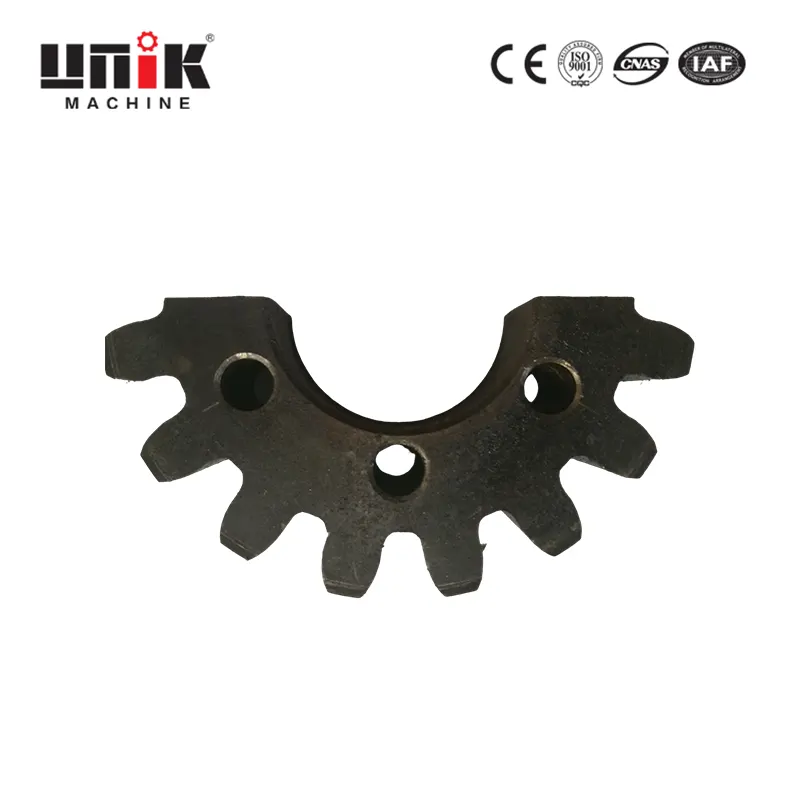 Kərpic maşını meshing dişli
